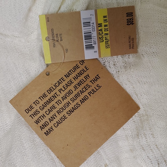 Rachel Roy Sweater Hoodie, Cardigan / Shrug, Aloha White, Size Medium, NWT - Picture 5 of 6